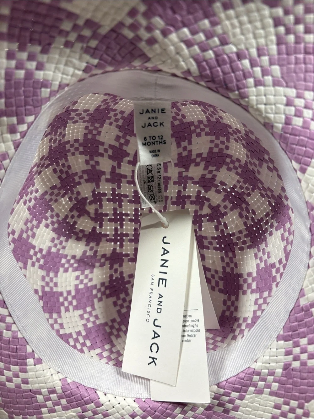 Janie and Jack woven sun